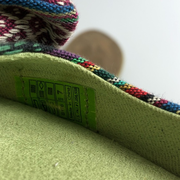 Blowfish Malibu Women’s Multicolor Peep Toe with Bow Flats  Size 7 - Picture 9 of 10